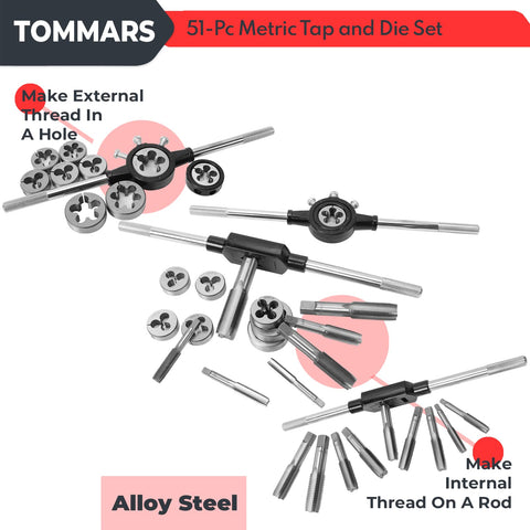 TOMMARS centre punch for accurate thread start marks