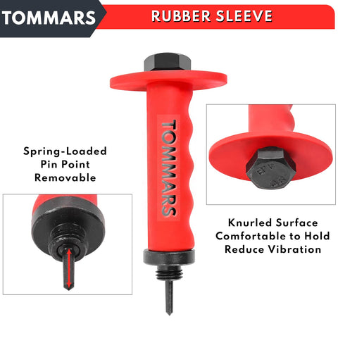 TOMMARS included plastic case for easy transport and storage