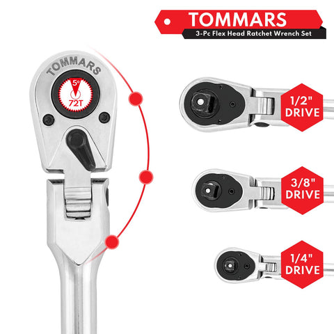 TOMMARS reversible switch enables instant direction changes.