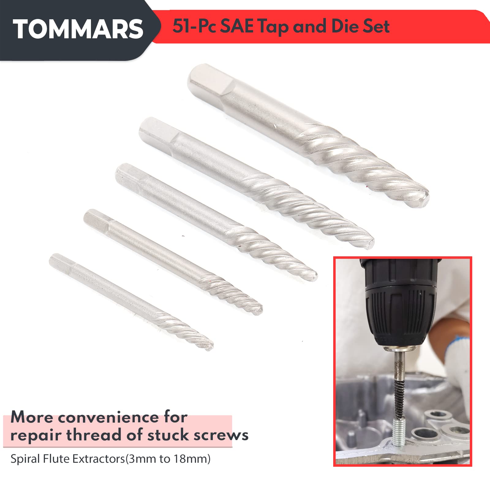 TOMMARS threading demonstration showing internal and external threads