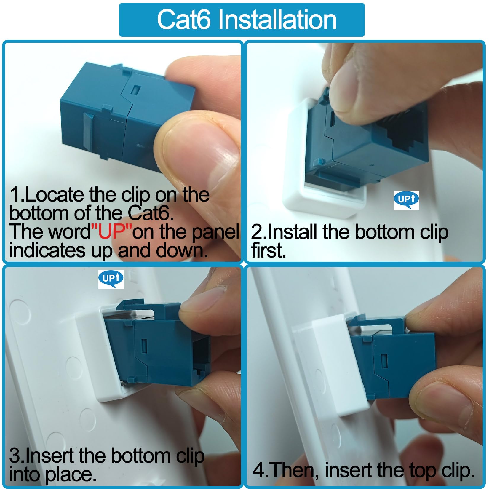 TOMODER blue wall plate kit in retail packaging