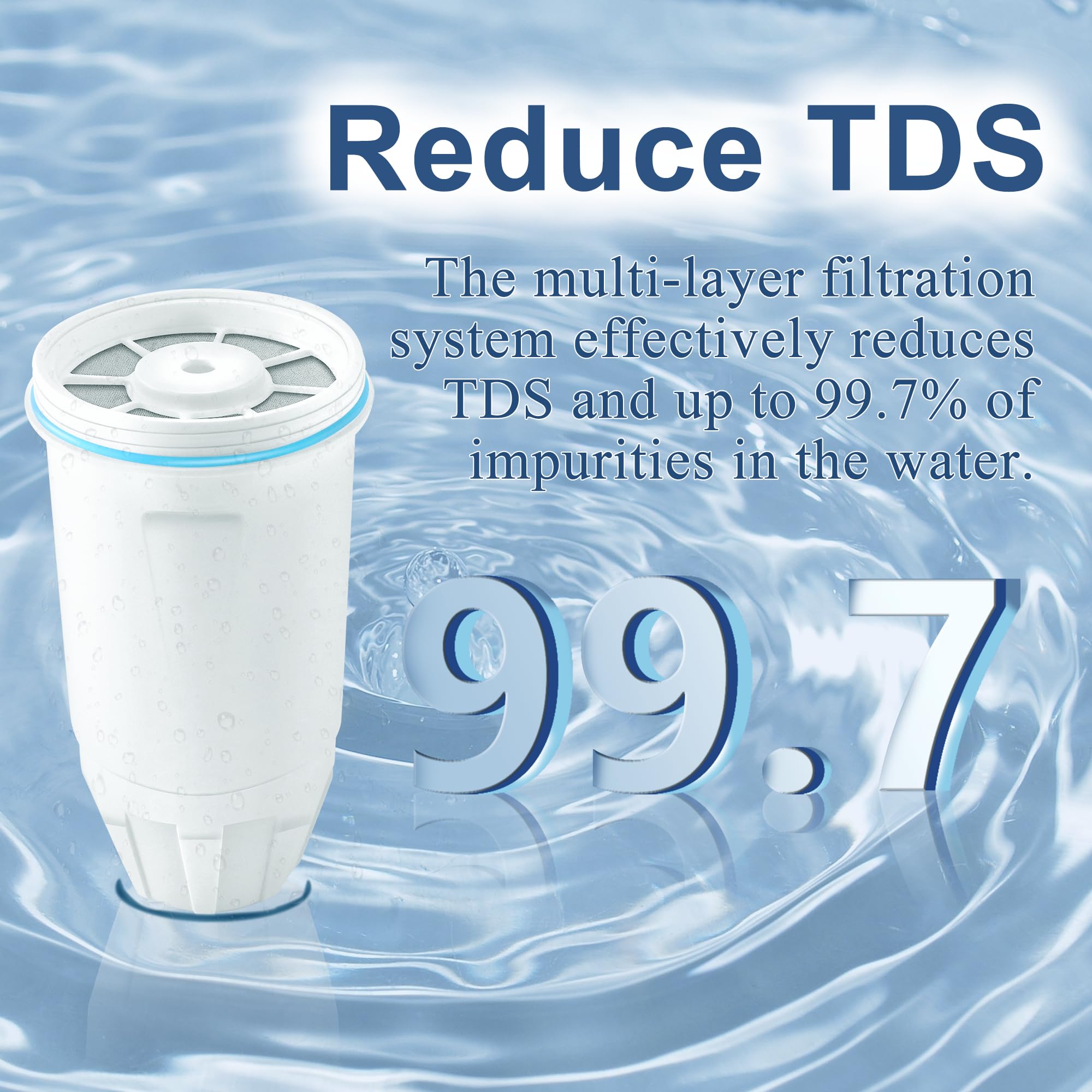 TOMOON filter housing made from food grade plastic for safety