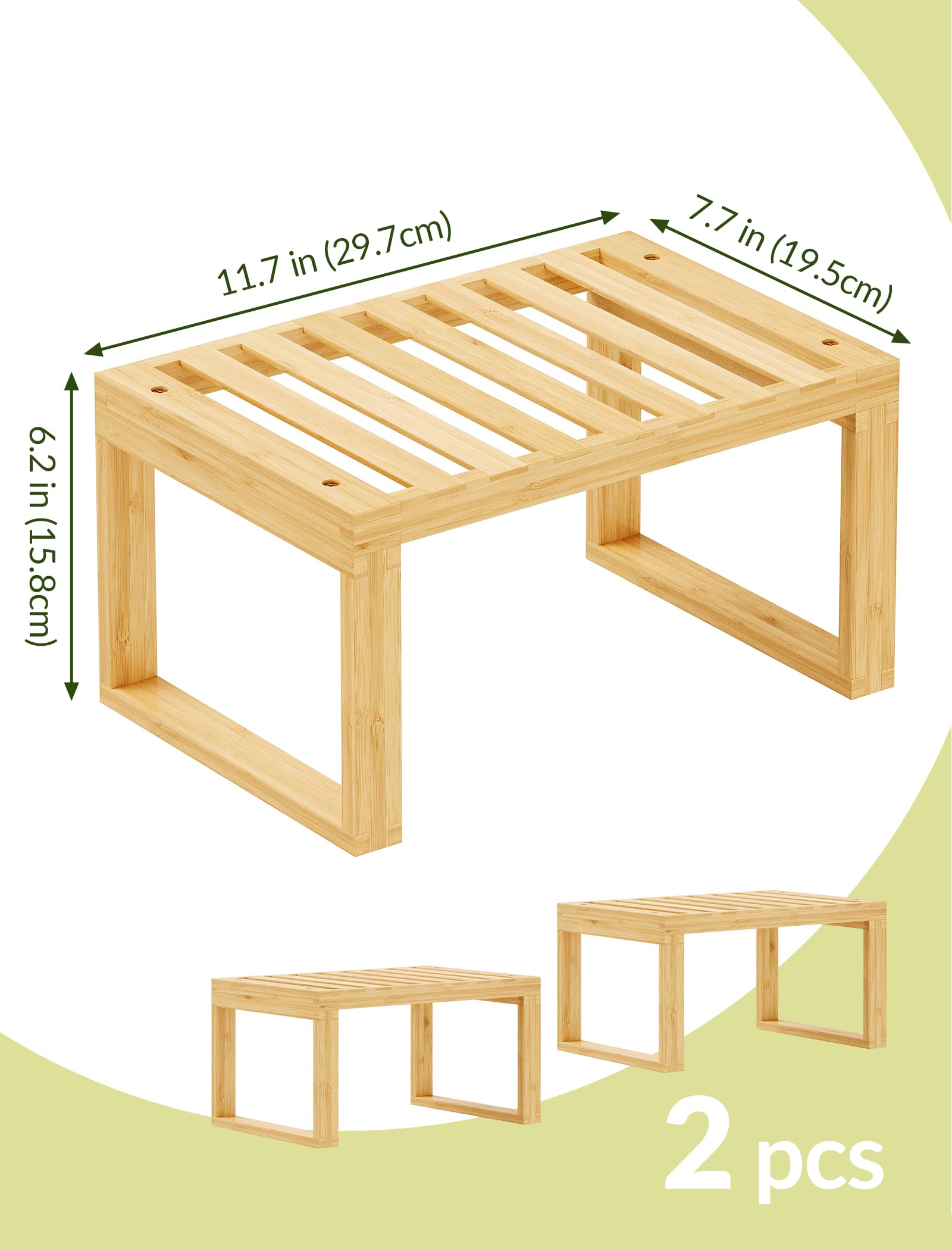 Tomorotec dimensions 29.7x19.5x15.8 cm fit most cabinets.