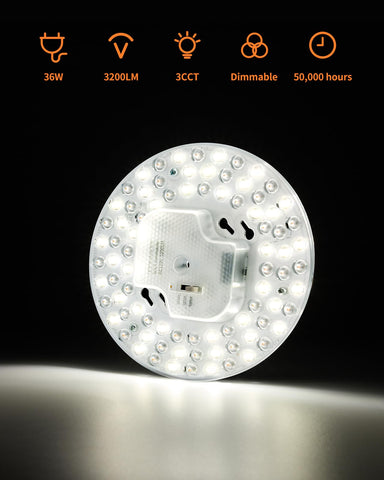 Tomosu ceiling fan light kit dimmable controls enable ambient brightness for relaxing evenings.