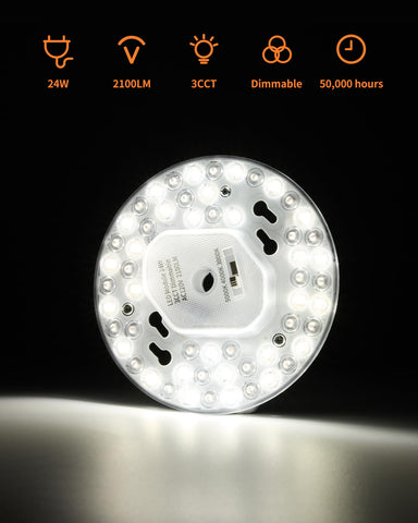 Tomosu dimmable control for smooth brightness from 5% to 100%.