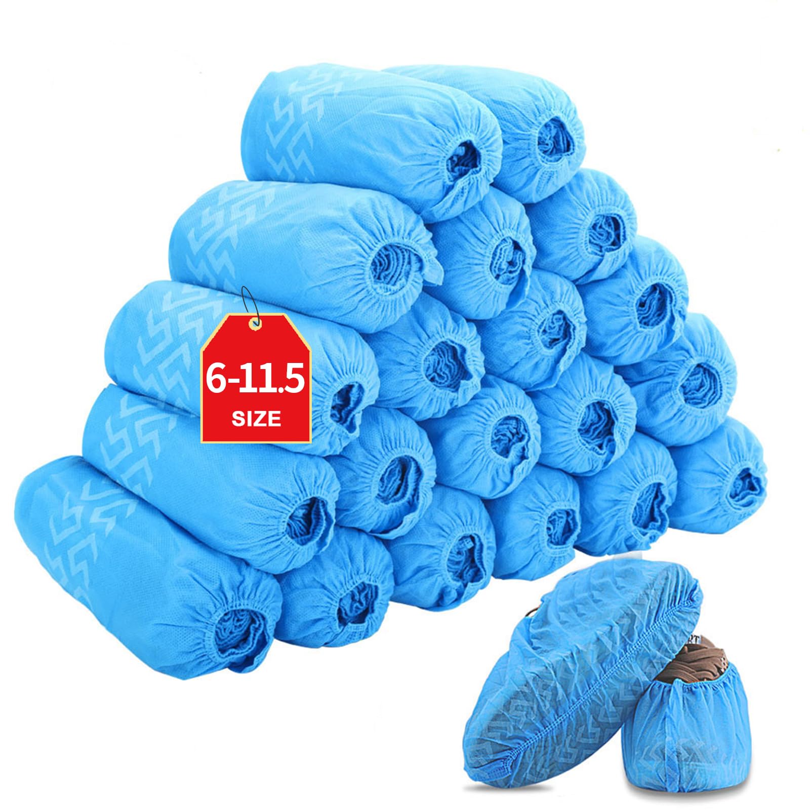 Tomus-UNI disposable shoe covers pack protects floors and shoes