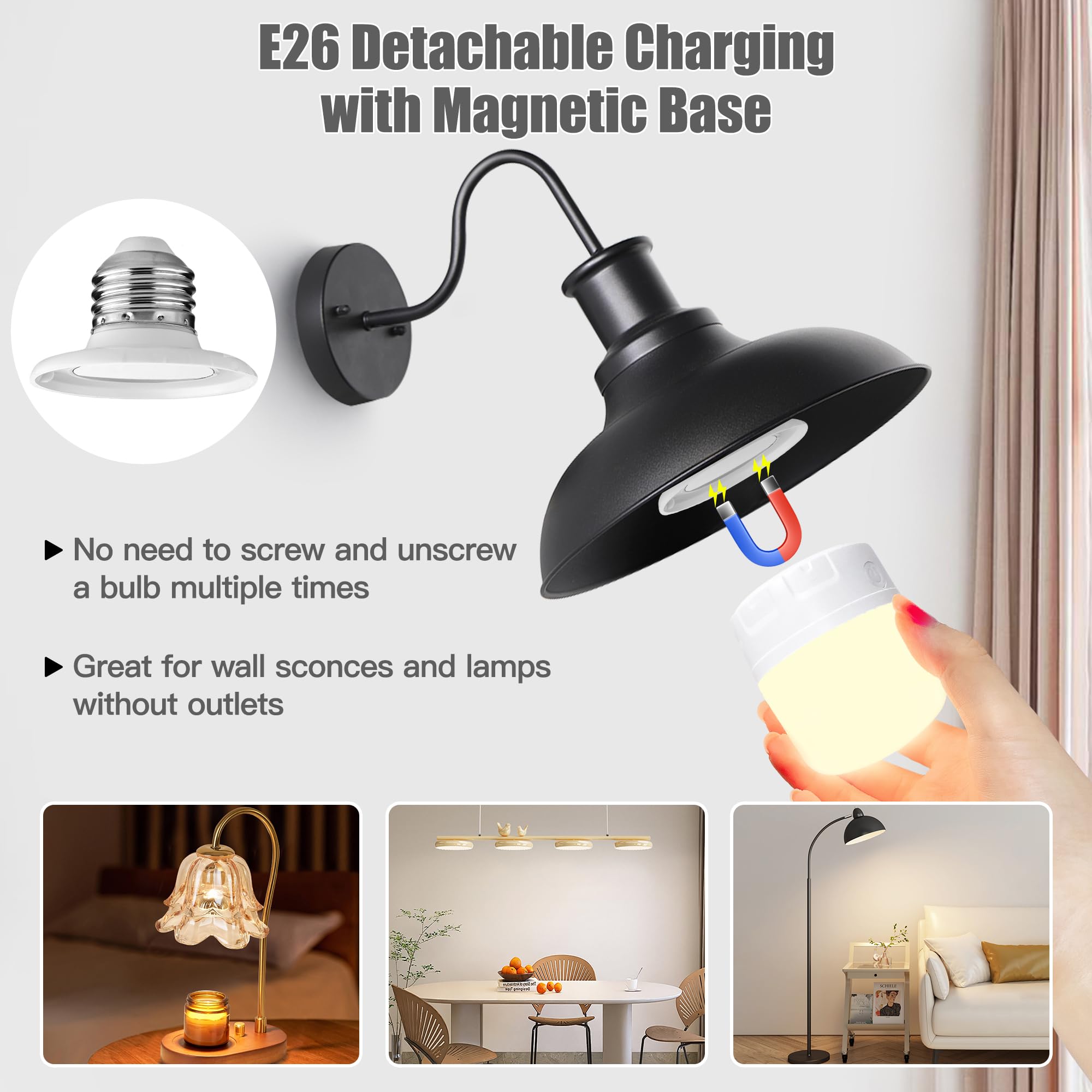 Toncoke E26 12-color modes illuminate moods with adjustable brightness.