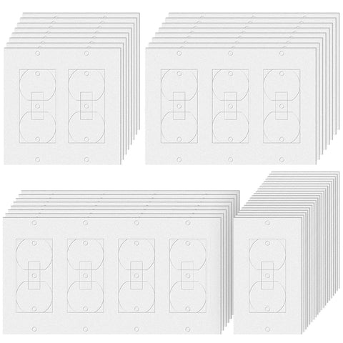 Tondiamo wall plate insulation pack reduces drafts for a more comfortable room
