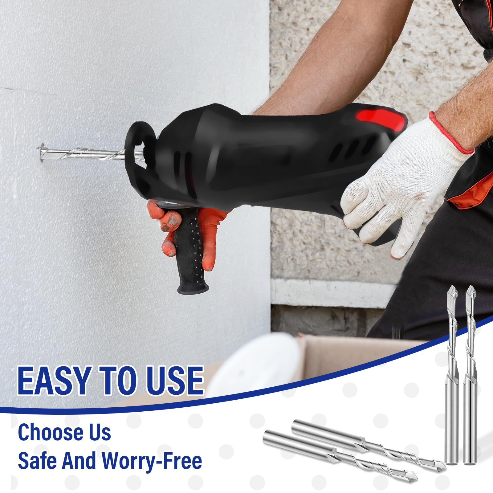 Tondiamo guidepoint design protects sockets and frames during cutouts