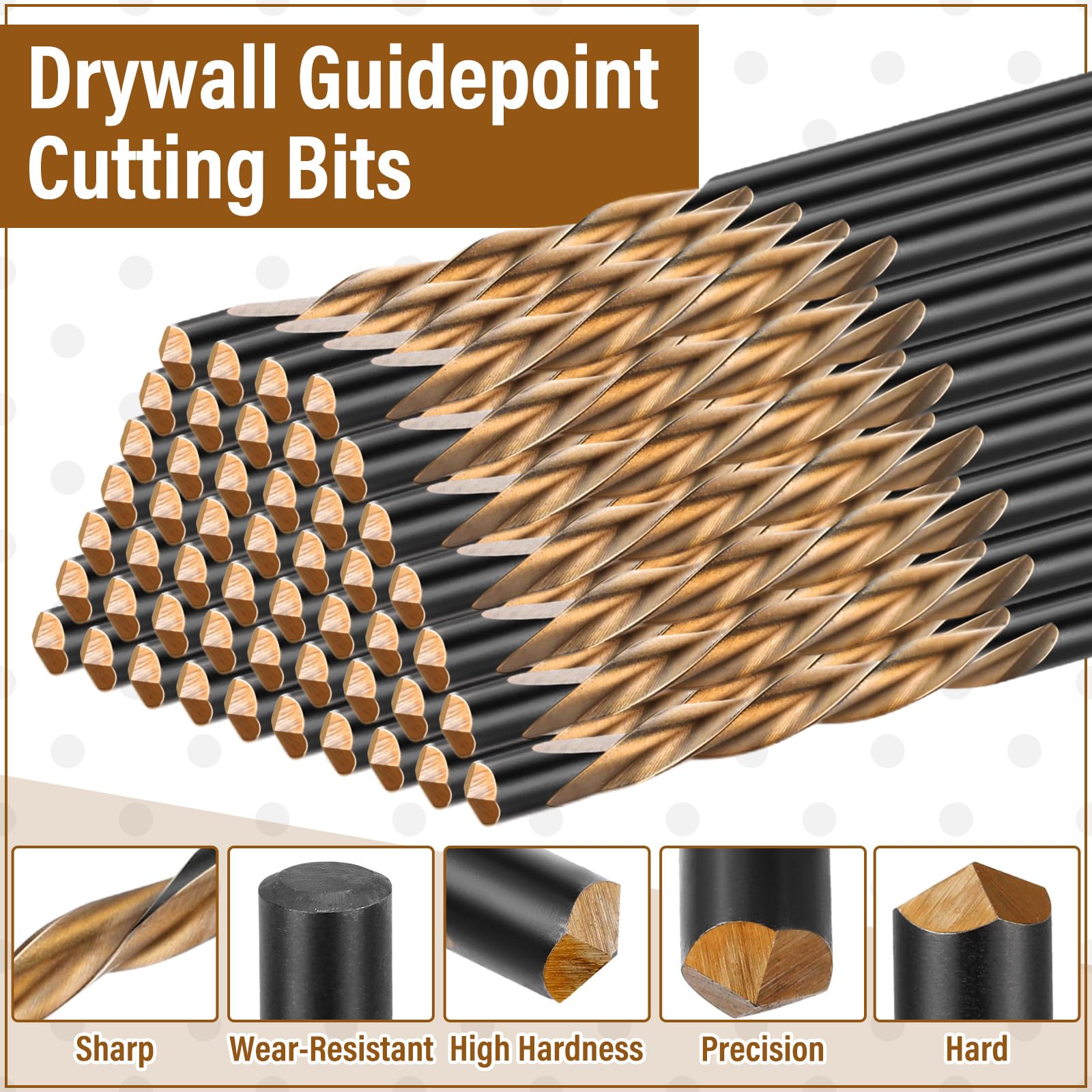 Tondiamo M2 high speed steel bit for durable, long lasting use