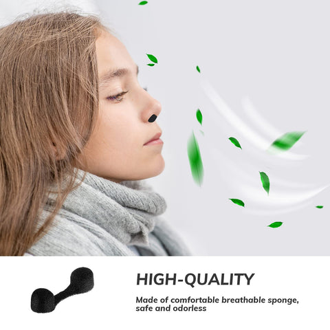 Tondiamo sponge nose filter close-up shows soft, skin-friendly material.