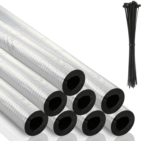 Tondiamo pipe insulation foam tube around a pipe for winter protection