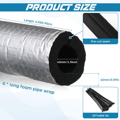 Tondiamo self-adhesive aluminum foil tape for weatherproofing outdoor pipes