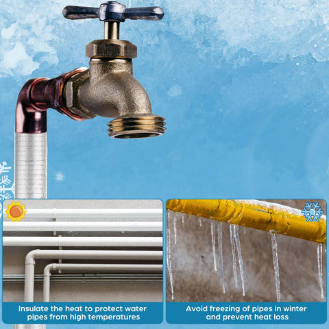 Tondiamo waterproof insulation for irrigation lines in use