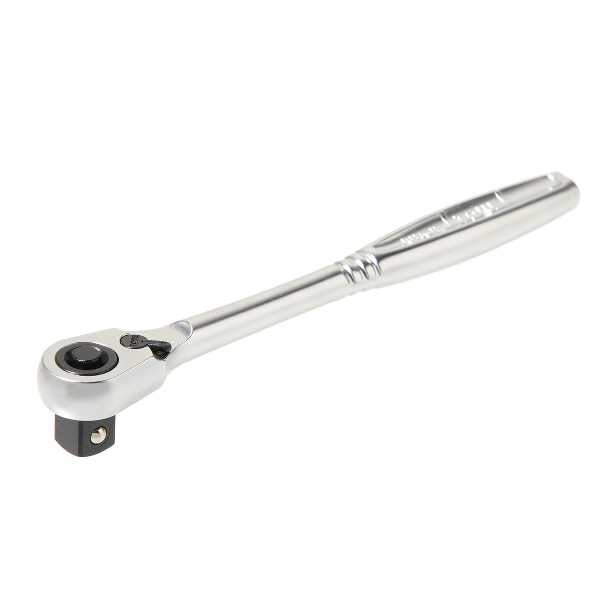 Tone Ratchet Handle compact head with 3/8 inch drive for precise control.