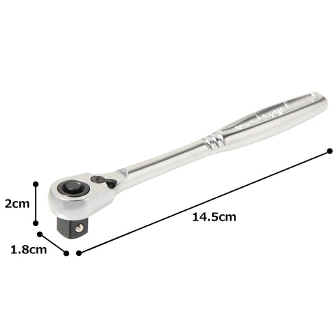 Tone Ratchet Handle lightweight build supports extended use without fatigue.