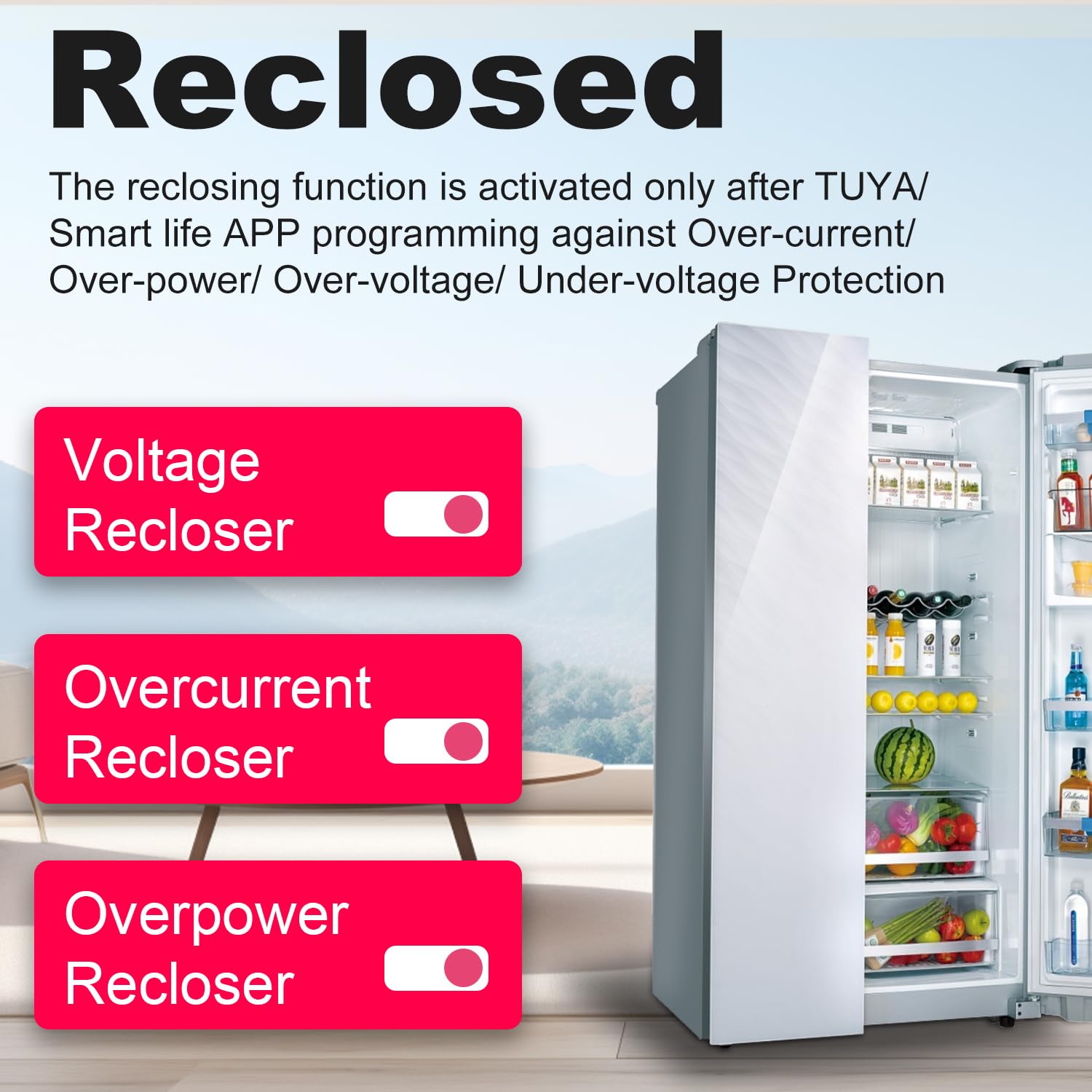Tongou switch performing recloser function for safe fault handling.