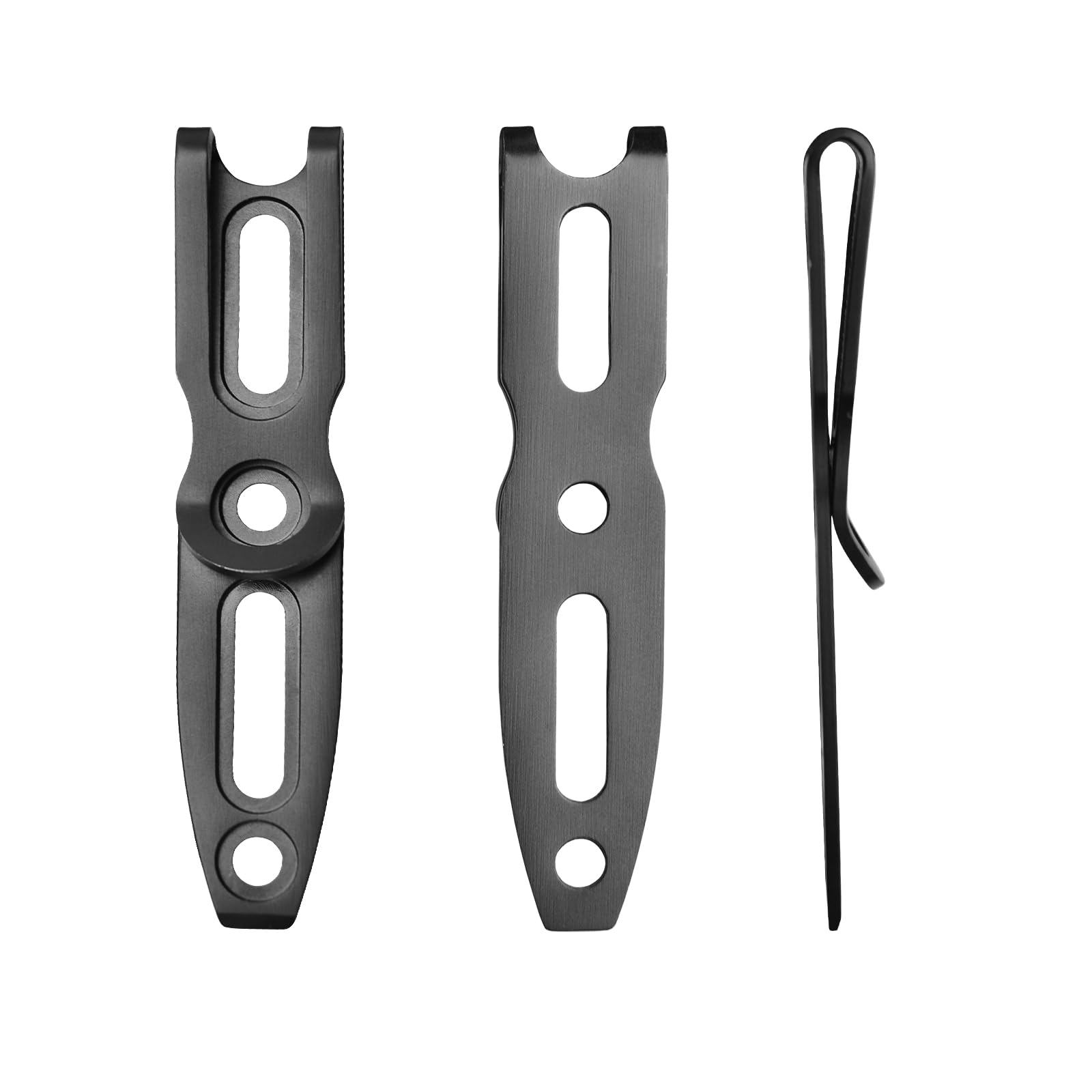 TONIFE pocket clip end doubles as a flathead screwdriver for quick adjustments.