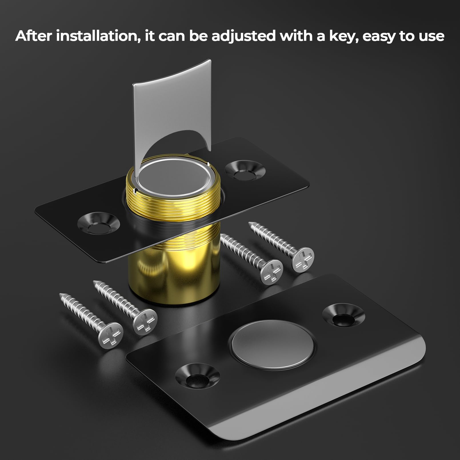 Tonitrui adjustable magnet distance with brass pillar for a custom fit