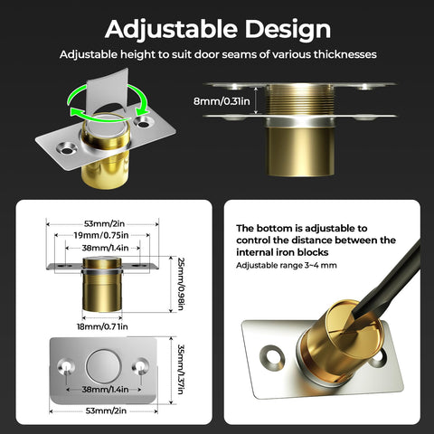 Tonitrui durable, noise-free latch reduces wear