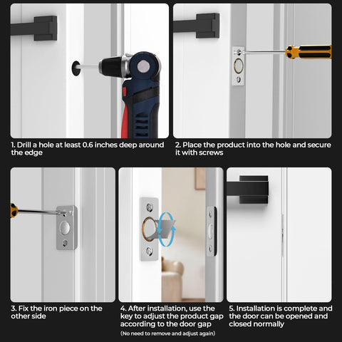 Tonitrui modern door catch design blends with decor