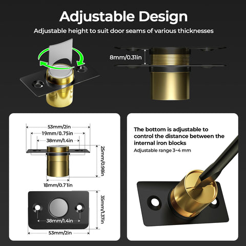 Tonitrui Silent Ball Catch installs easily, replacing old latches without frame changes