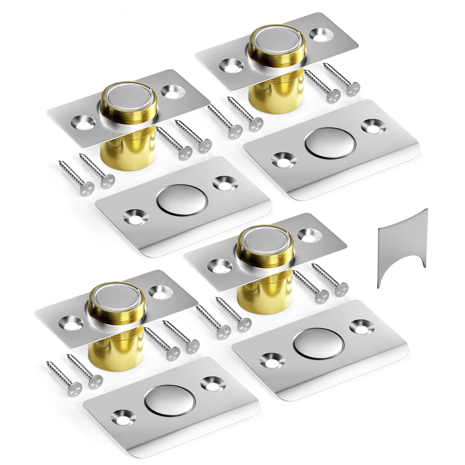 Tonitrui Silent Ball Catch magnet assembly for quiet door closure
