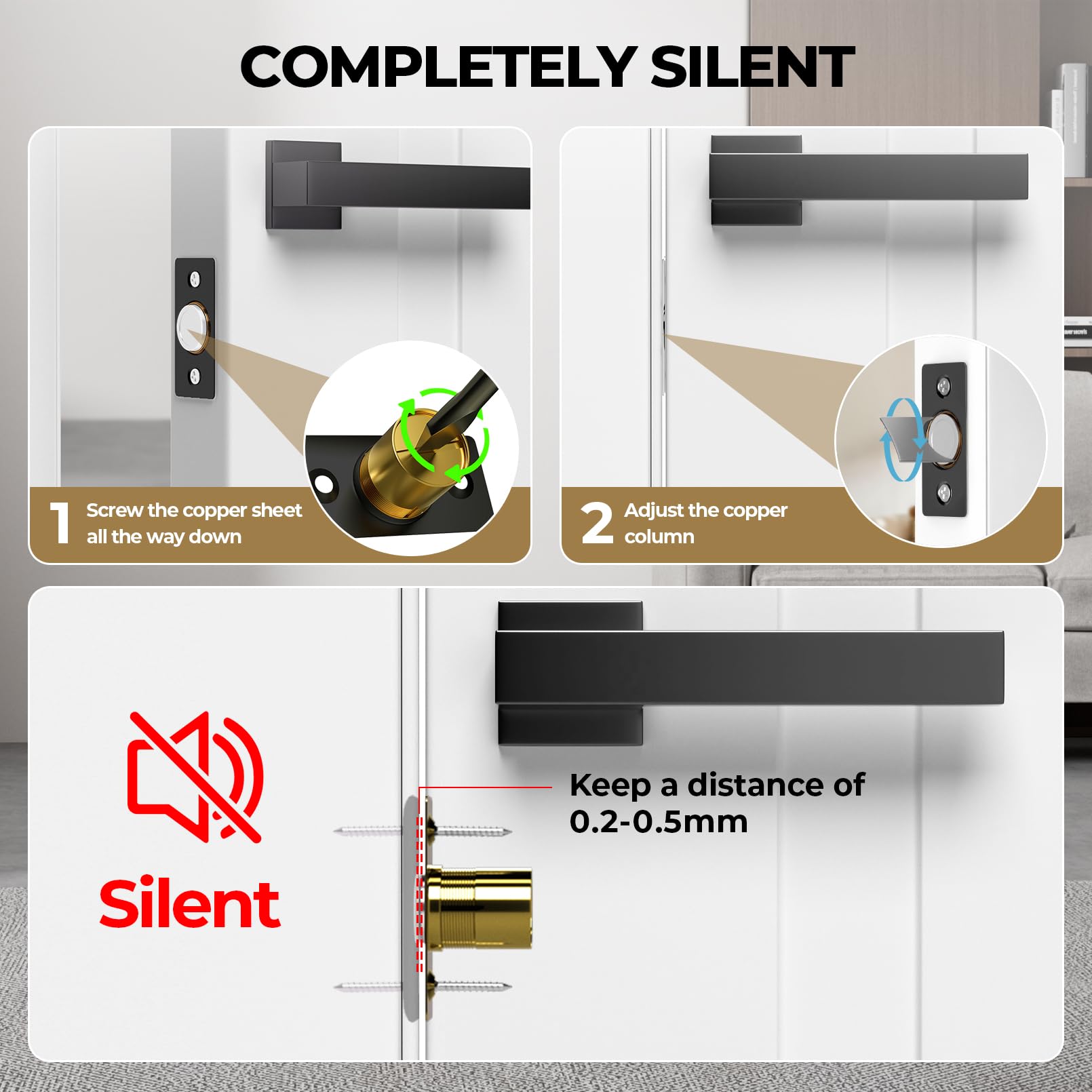 Tonitrui Silent Ball Catch enables near-silent closing for peaceful spaces