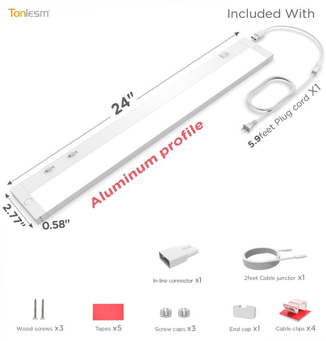 Tonlesm high-CRI light reveals true colors on countertops.