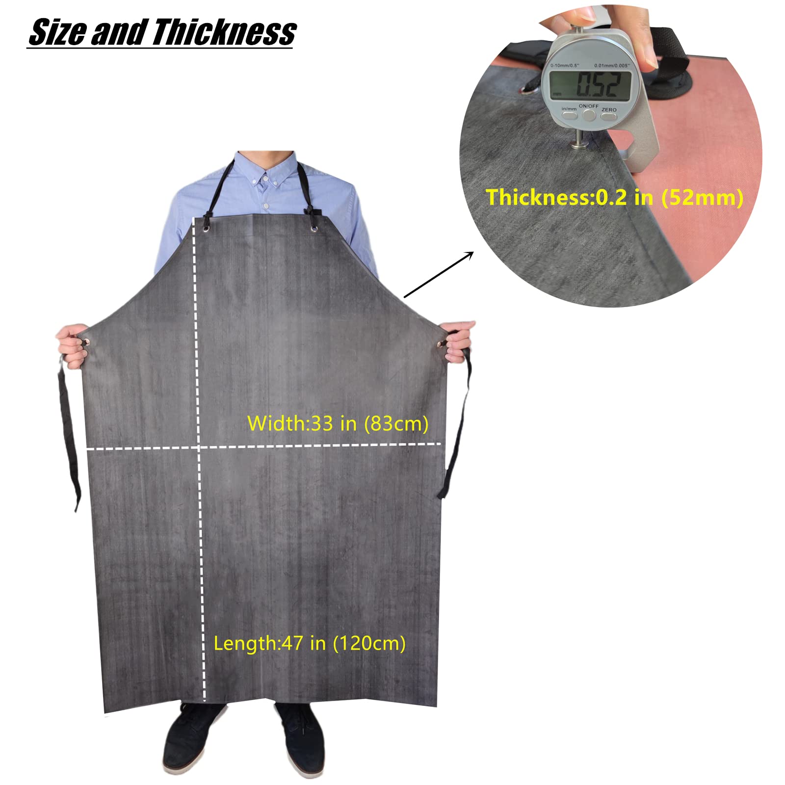TonLing apron set suitable for dishwashing, cleaning, lab work, and grooming.
