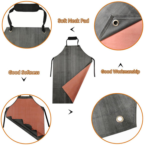 TonLing apron provides full-coverage protection for long tasks (47x33 inches).