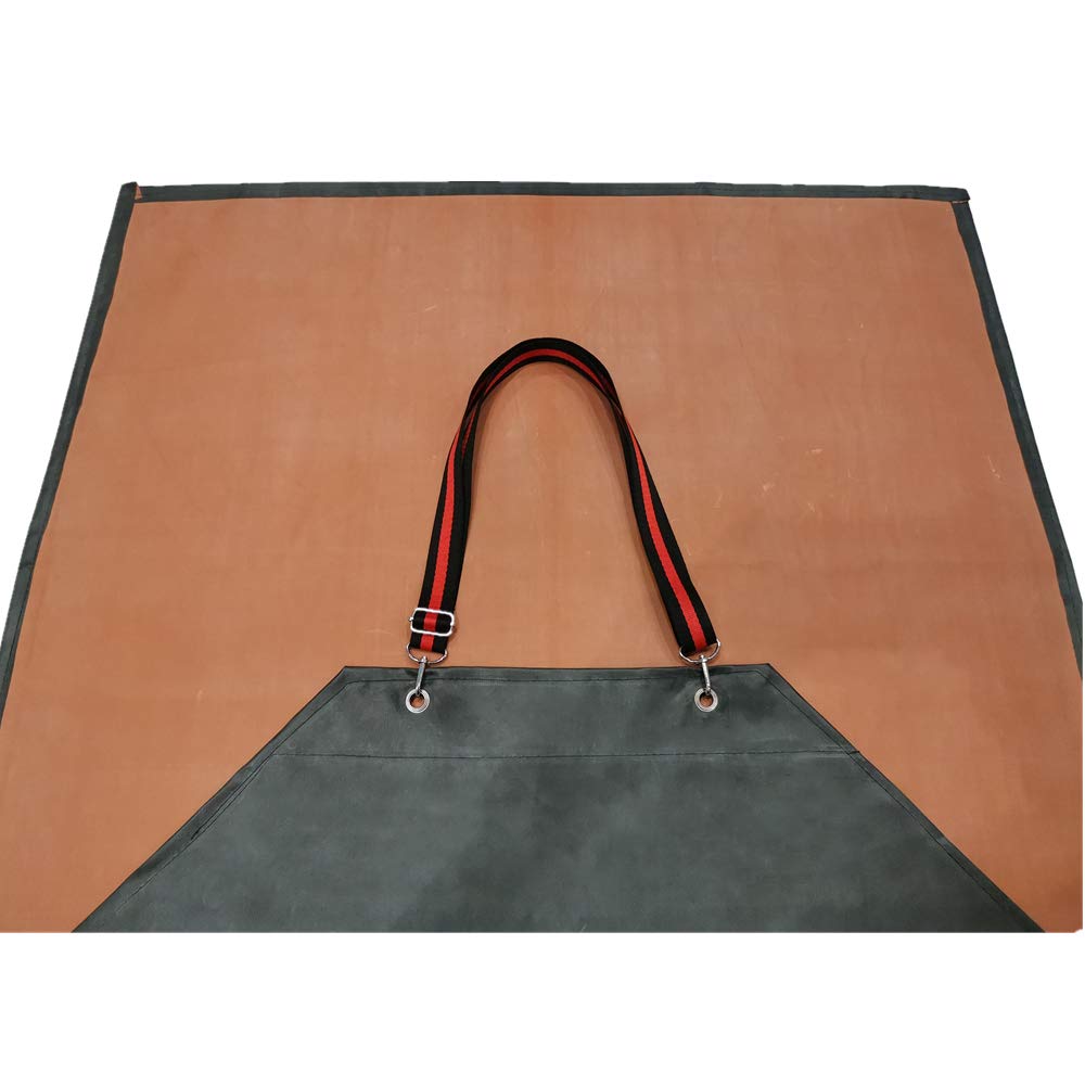 TonLing thick rubber apron fits butcher and dog grooming tasks with durability