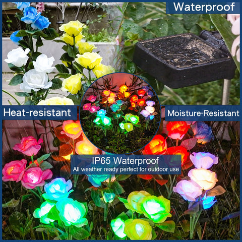 TONULAX rose light adjustable stems bend to fit your plant layout.