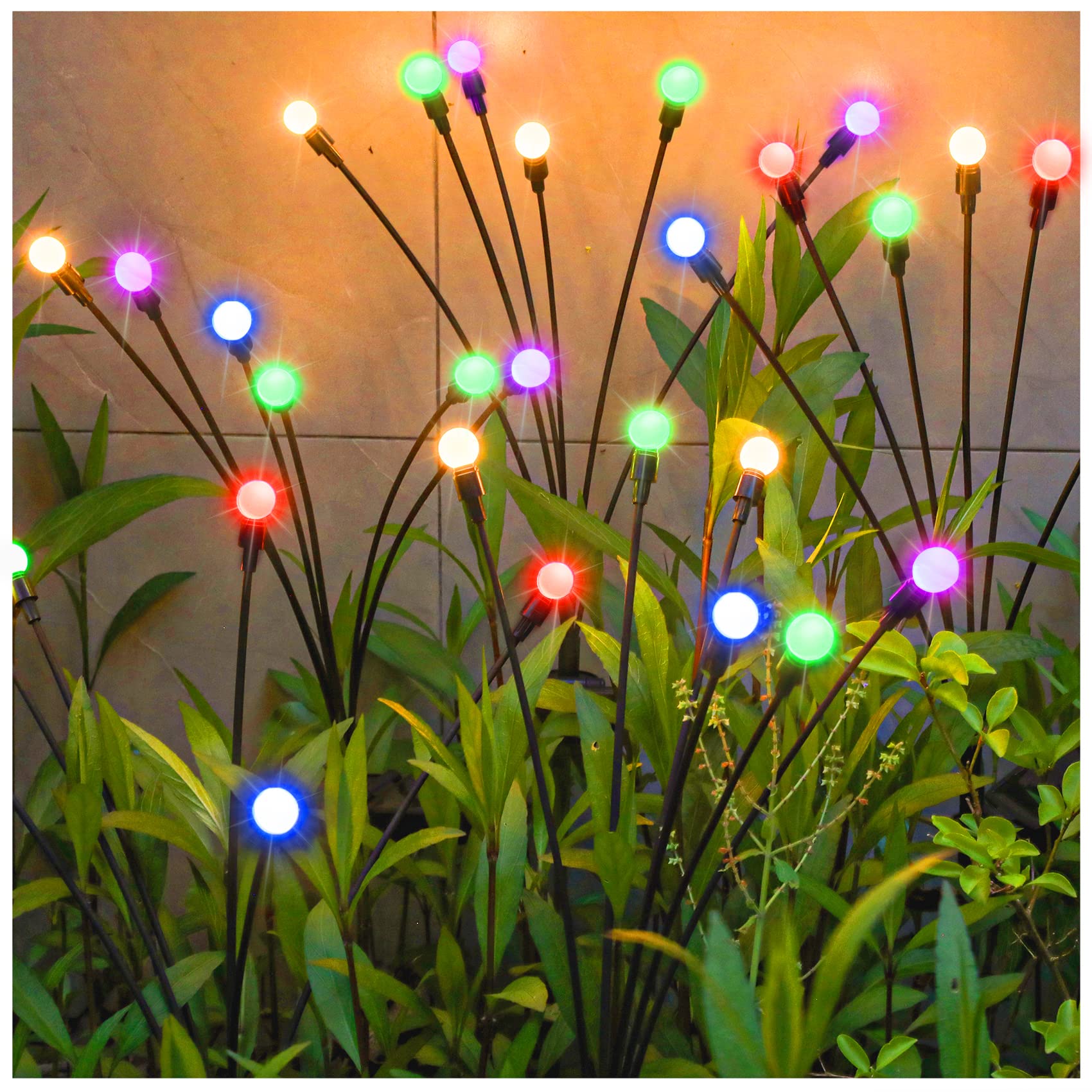 TONULAX starburst sway light sways with wind to create moving ambiance.