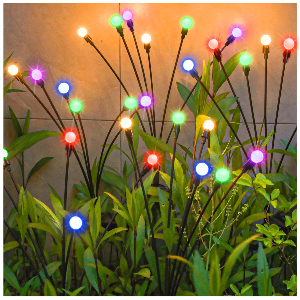 TONULAX starburst sway light sways with wind to create moving ambiance.