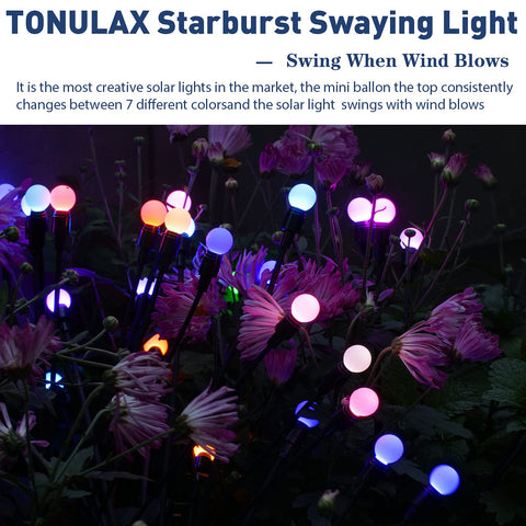 TONULAX wind-dancing video preview shows the moving starbursts.