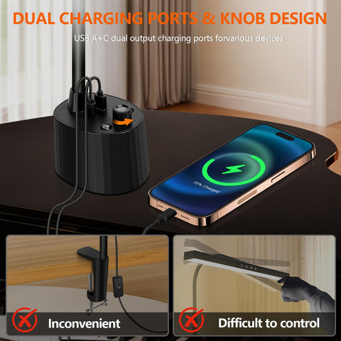 TonyEst USB ports charge devices while you play.