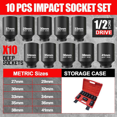 TONYNOL 29mm deep impact socket for high-torque automotive tasks.