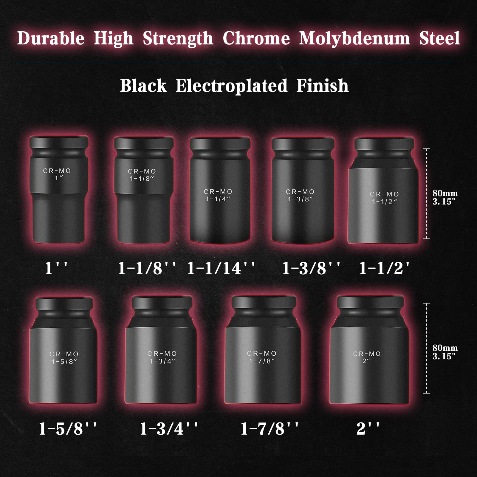 TONYNOL 6-point design ensures secure grip and minimizes rounding