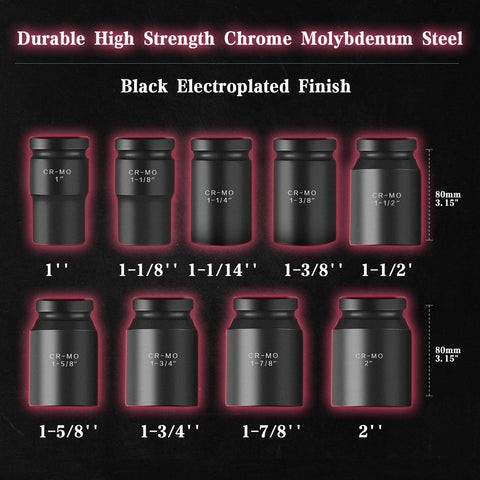 TONYNOL 6-point design ensures secure grip and minimizes rounding