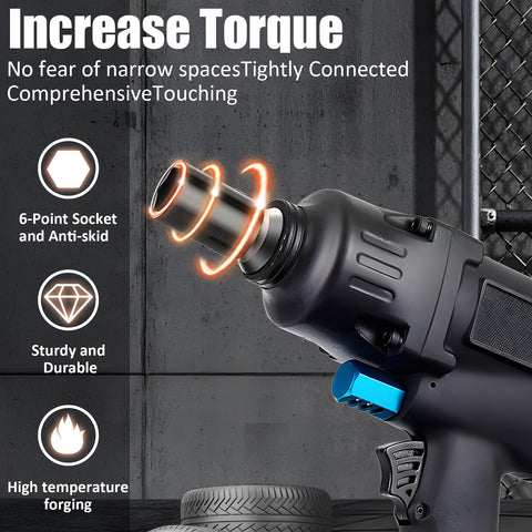 TONYNOL Cr-Mo steel construction resists wear under high-torque use