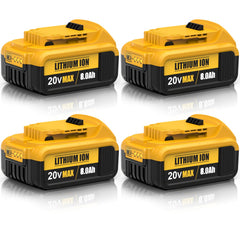 TooBAAS four-pack 8.0Ah battery DCB206 front view for heavy duty tools