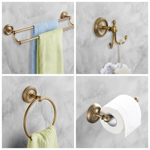 TooCust antique brass finish resists tarnish and corrosion in daily use.
