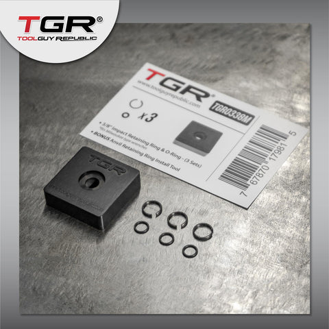 Tool Guy Republic Anvil retaining ring install tool included for quick installation