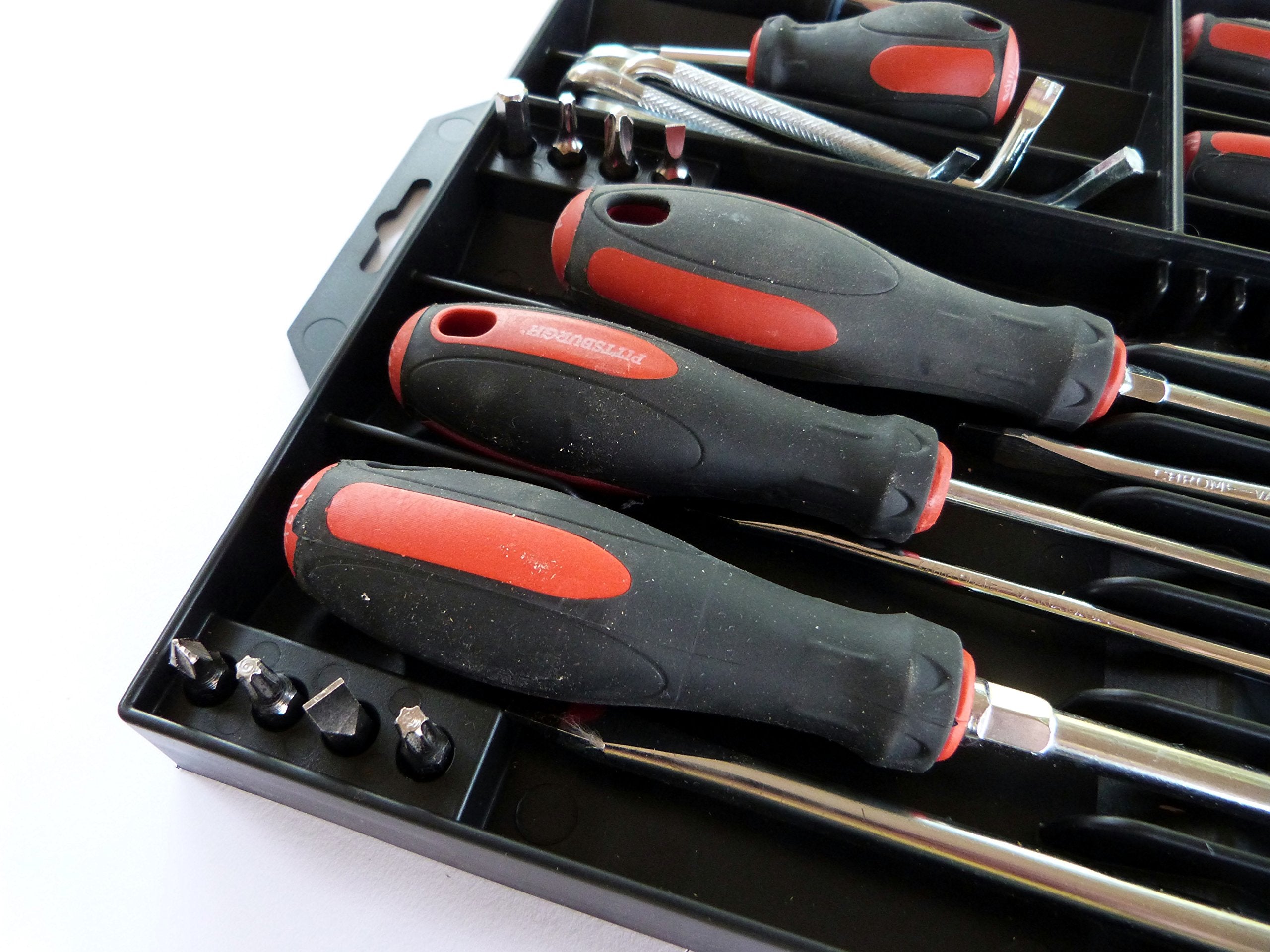 Tool Sorter low-profile tray fits shallow drawers for versatile placement