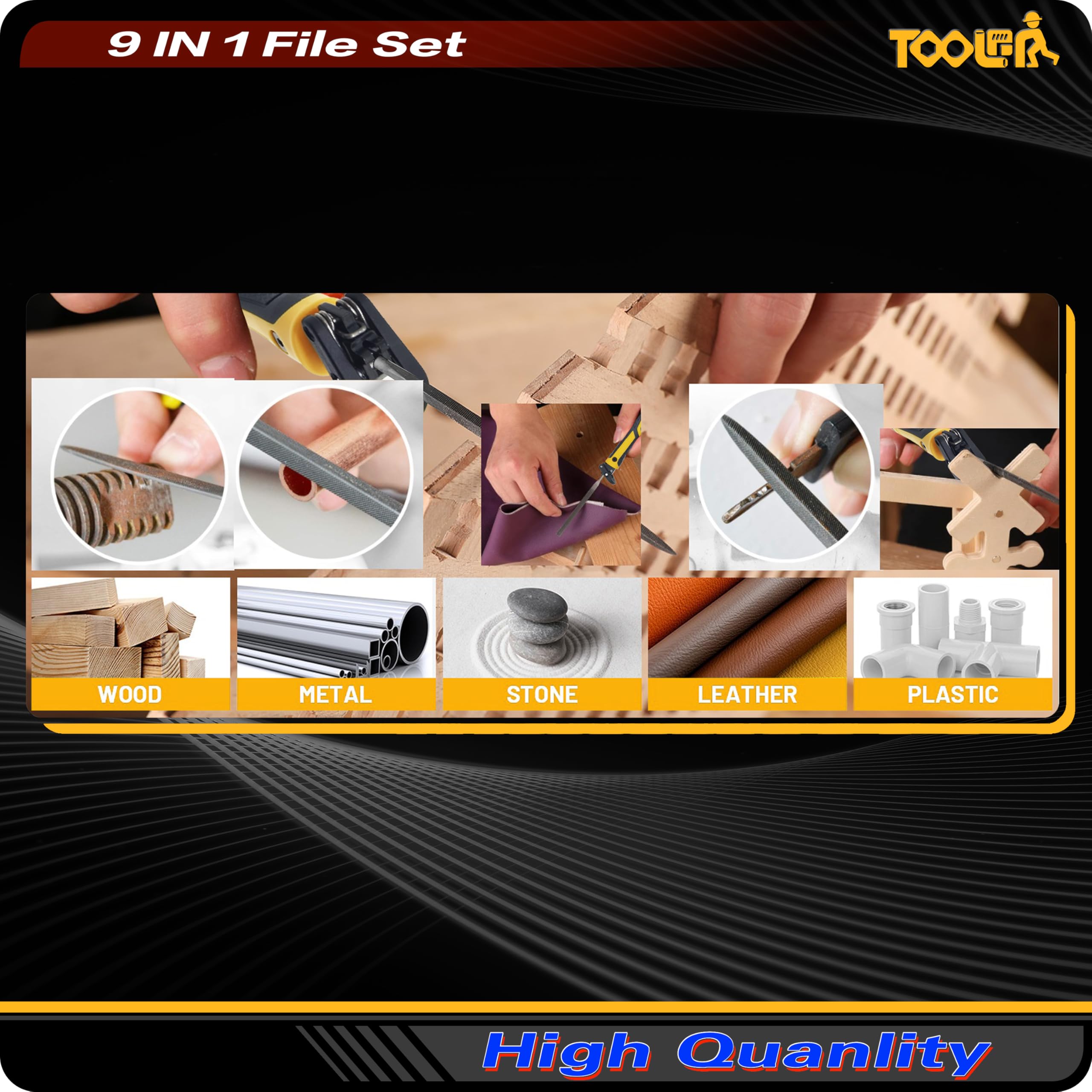Diamond files by TOOLAN delivering smooth finishes