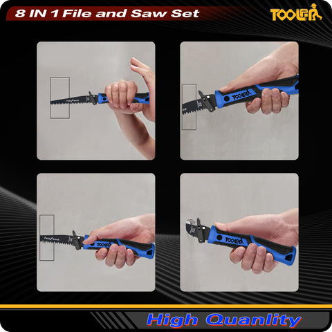 Toolan high-speed steel blades provide durable, sharp cuts.
