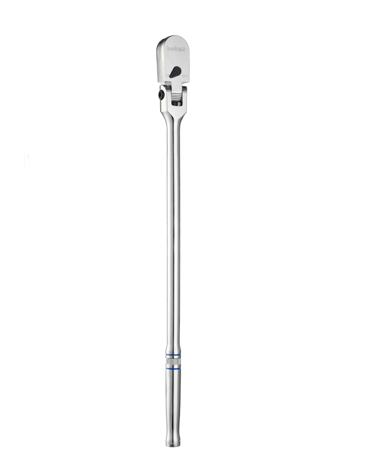 Toolant 1/2-inch drive flex head ratchet showing compact head for tight spaces