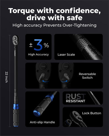 Toolant 5-inch extension reaches deep bolts and tight spaces.