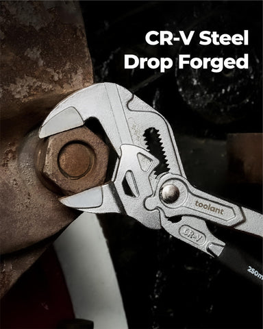Toolant wide jaw capacity up to 52mm handles diverse fasteners.